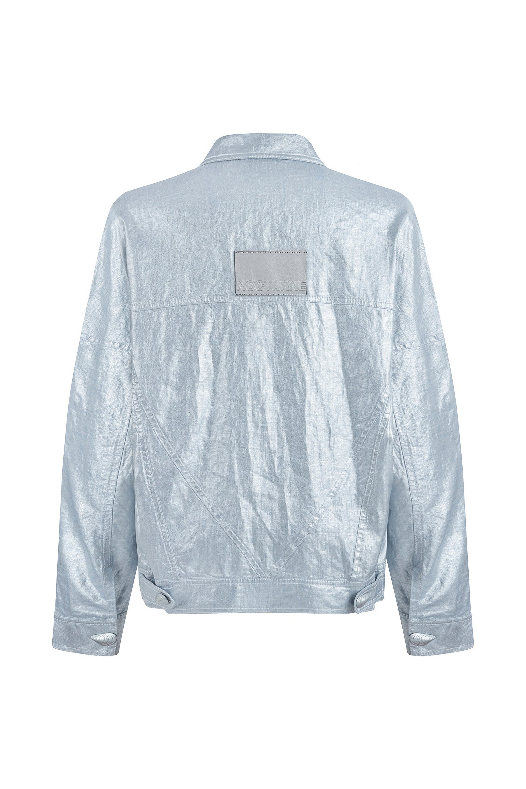 Metallic Shell Detailed Jacket
