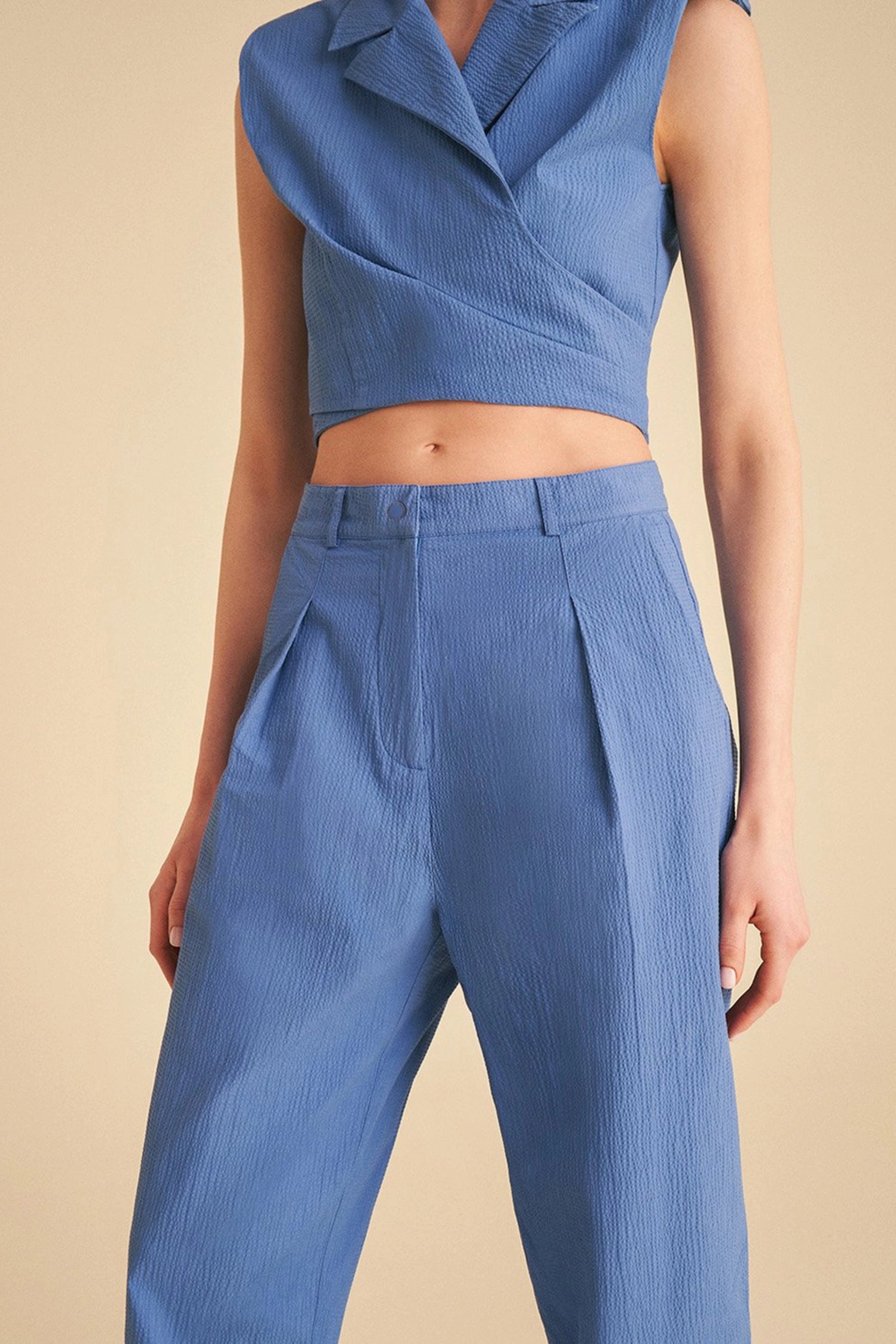 Slouchy Pants with Darts